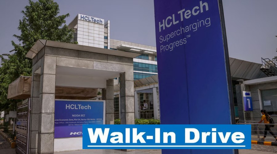 Walk-in Drive at HCL Tech