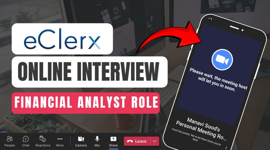 eClerx Mega Zoom (Virtual) Interview 