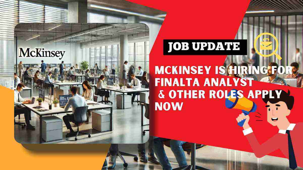 McKinsey Company has vacancy