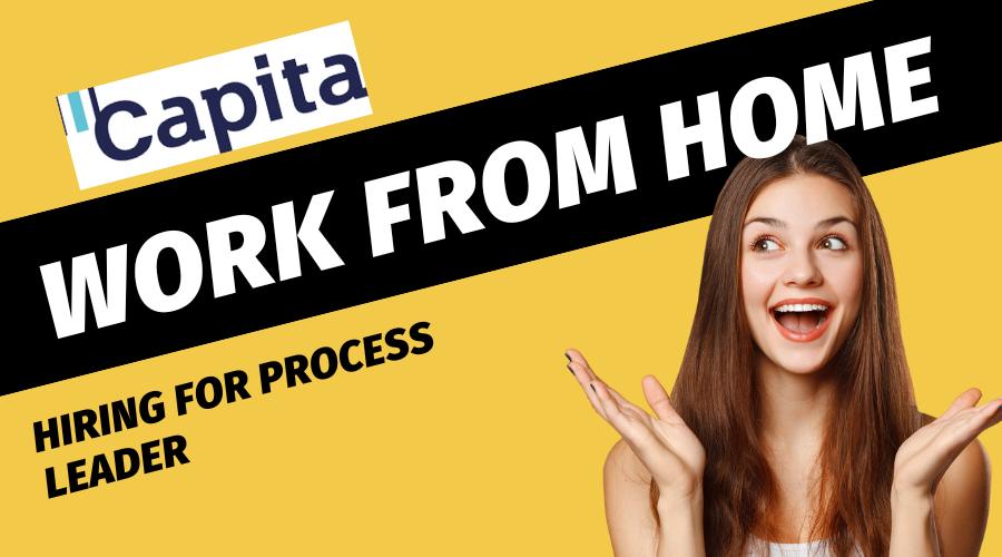 Capita Permanent Work From Home Jobs