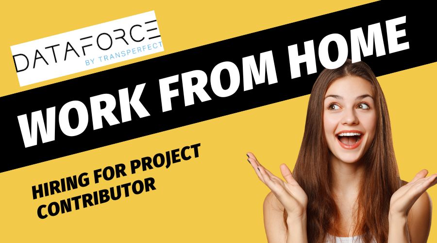 Data Force Jobs in work from home Jobs