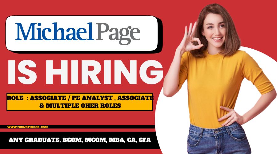 It's raining jobs at Michael Page