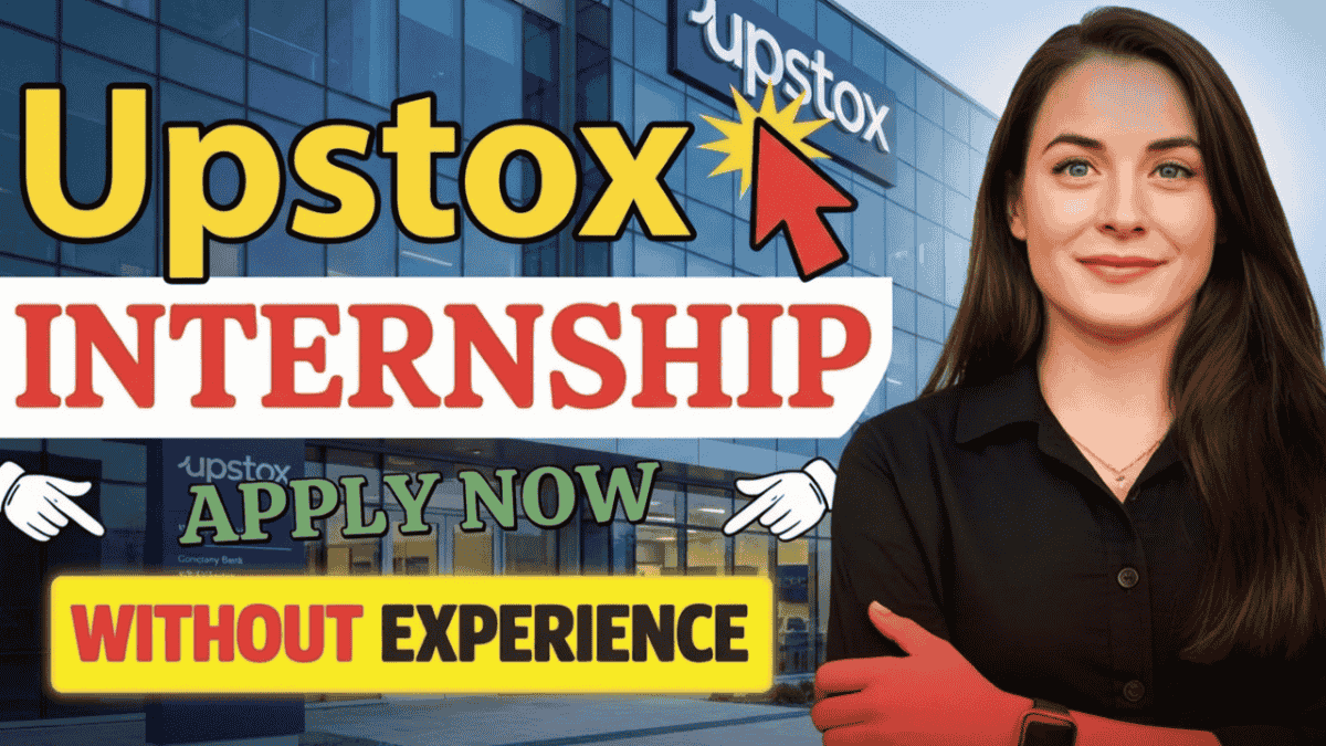 Internship Opportunity at Upstox