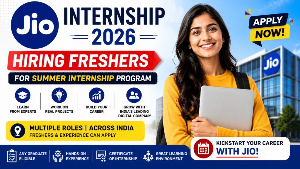 Jio Internship 2026 