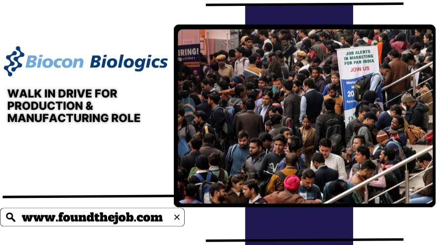 Biocon Biologics Walk-in-Interview