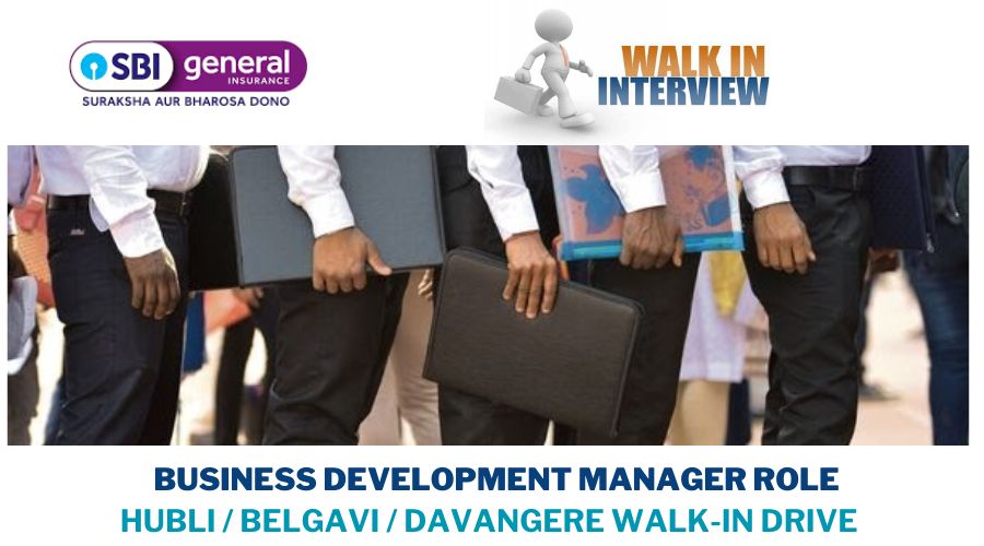 SBI General Insurance Walk-in Drive 2024