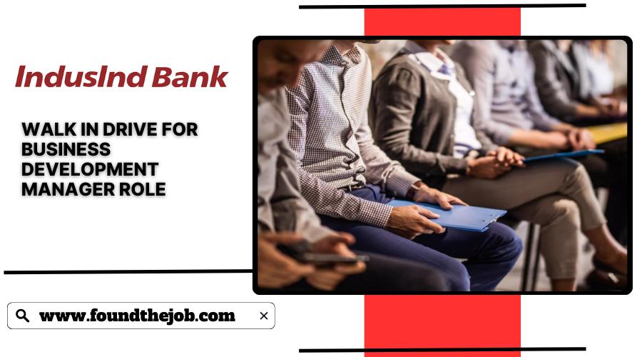 IndusInd Bank WALK IN