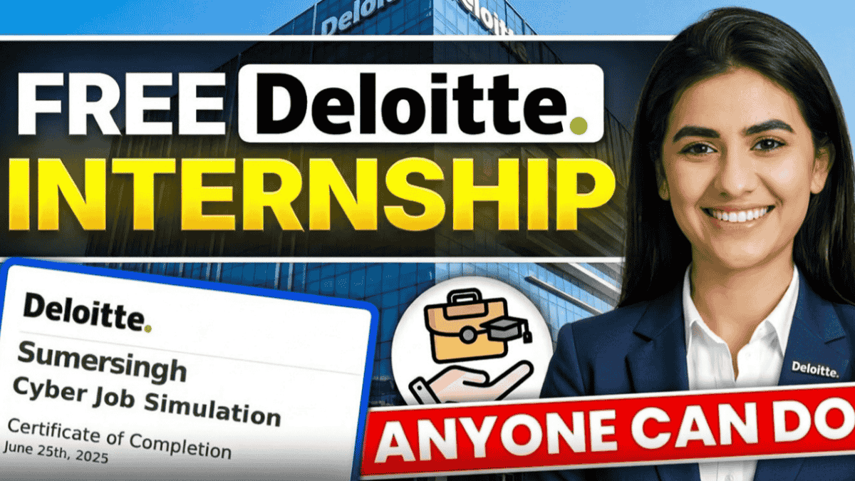 Deloitte Virtual Internship 2026 Now Open For All STEM Students