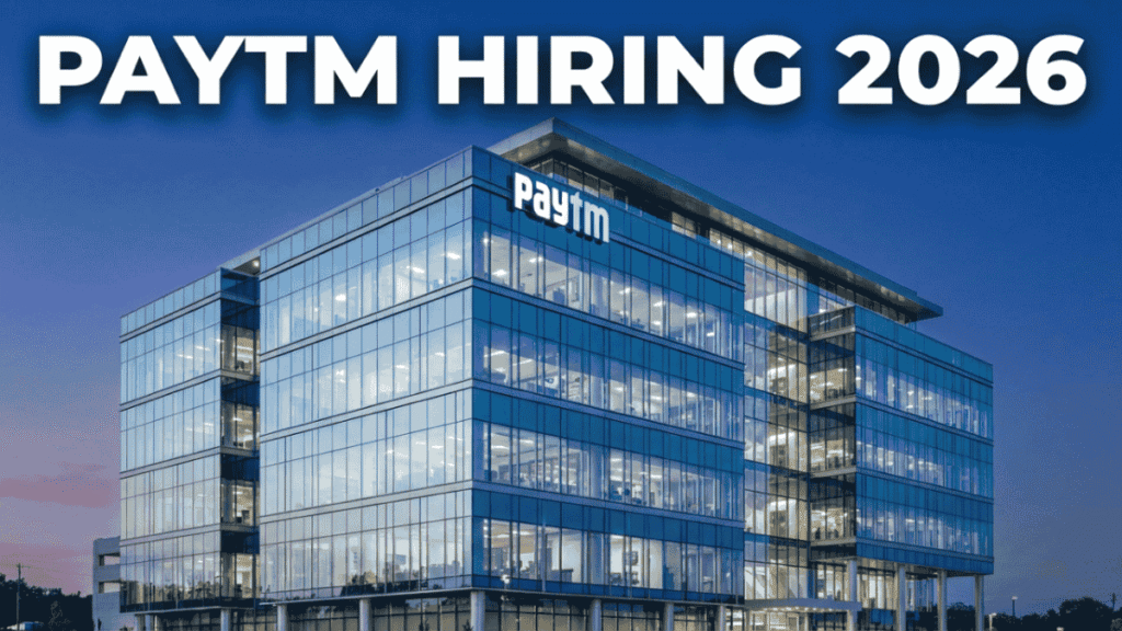 Paytm Walk in Drive 2026