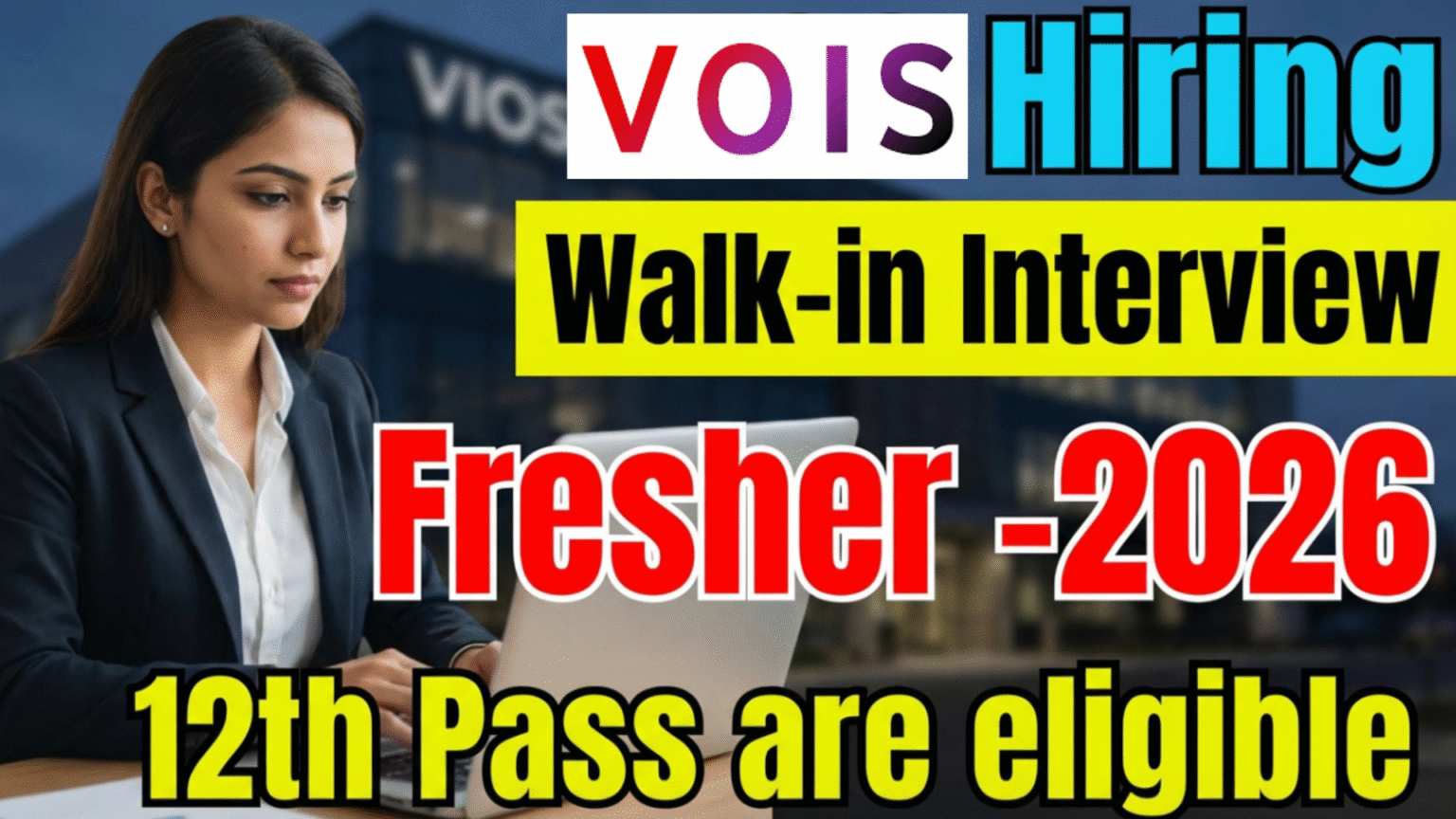 VOIS Walkin Drive for International Voice Process (Tech) Role