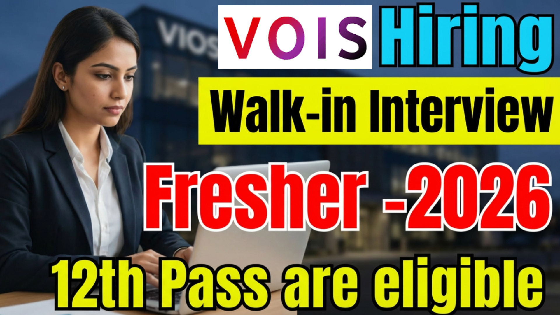 VOIS Walkin Drive for International Voice Process (Tech & Non Tech)