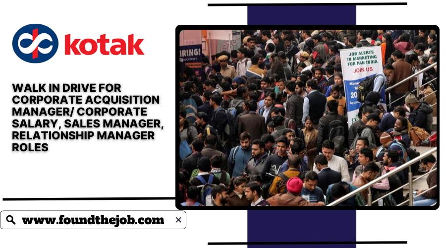 Kotak Mahindra Bank Walk-in-Interview