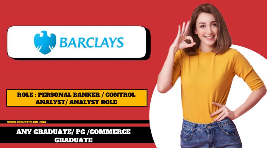 Barclays Recruitment 2024 Drive