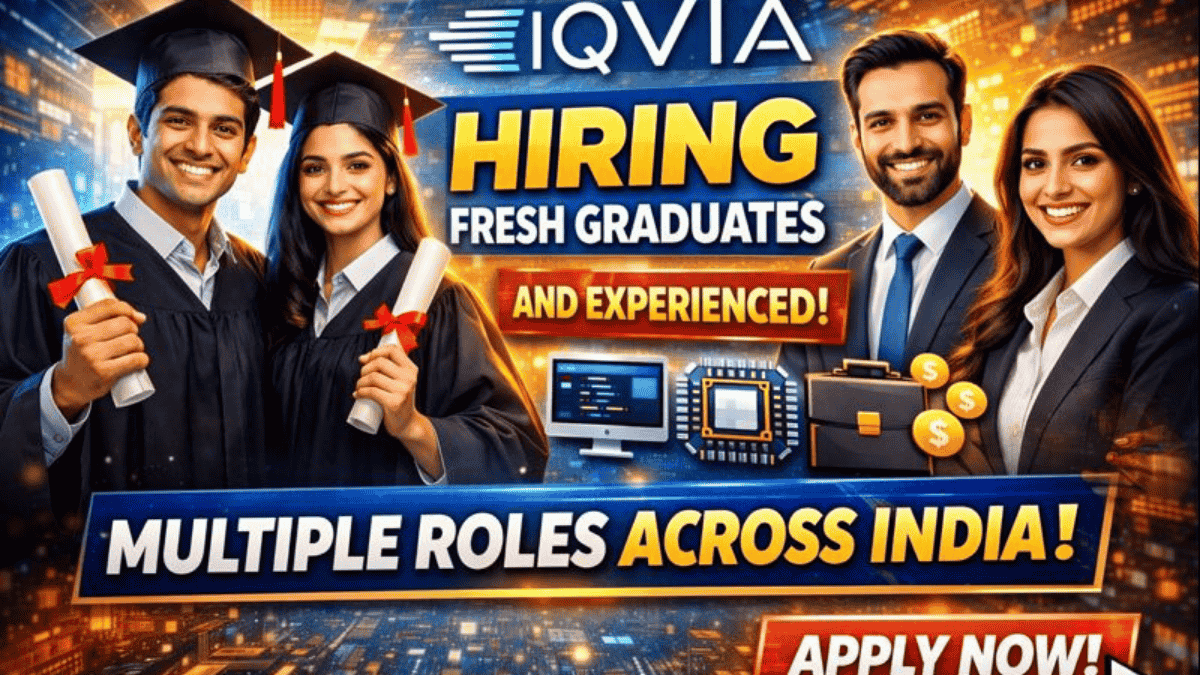 IQVIA Hiring Fresh Graduates