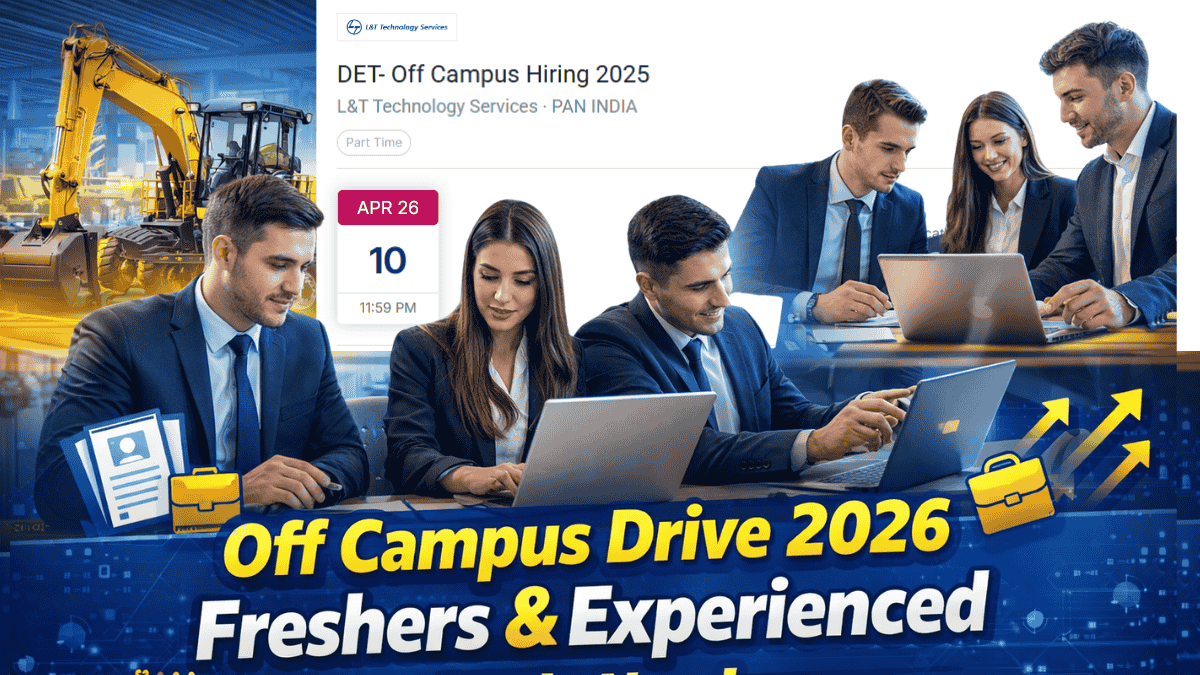 L&T Technology Services DET Hiring 2026