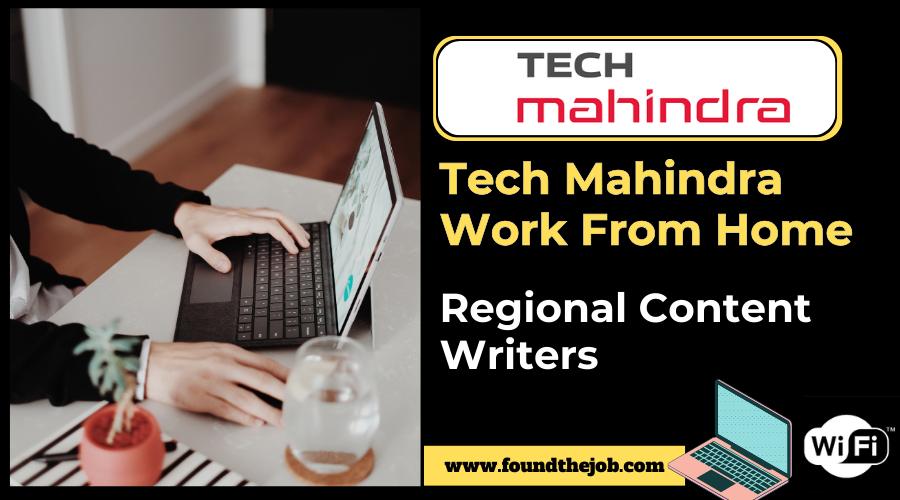 Tech Mahindra Jobs in work from home