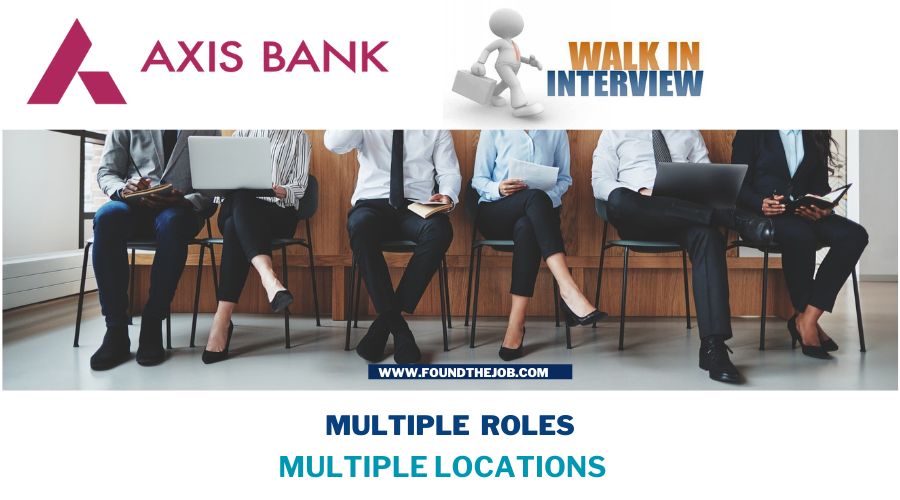 Axis Bank Freshers Walkin