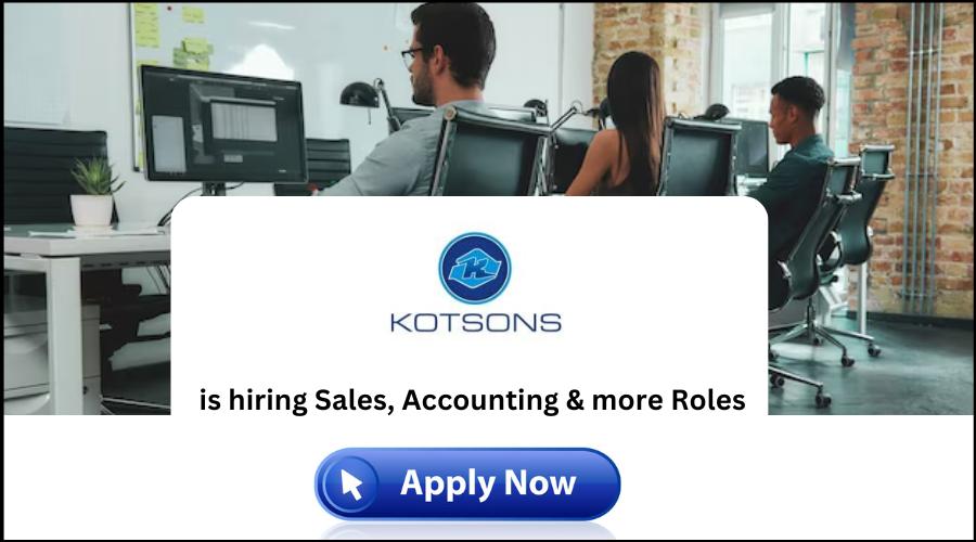 Jobs in Kothsons