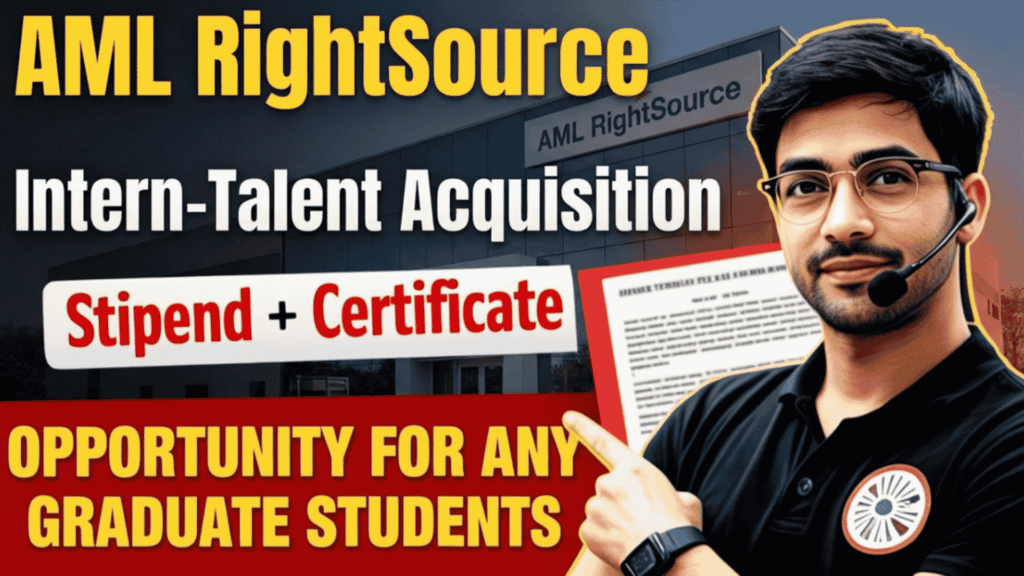 Internship Opportunity at AML RightSource: Apply Now