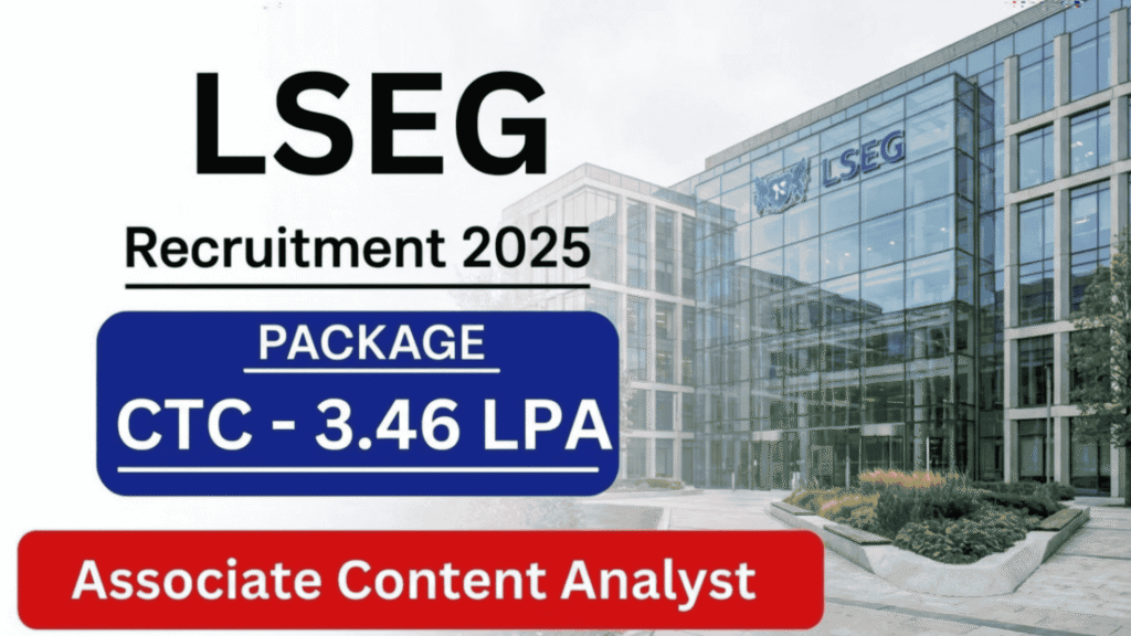 LSEG is Hiring Associate Content Analyst