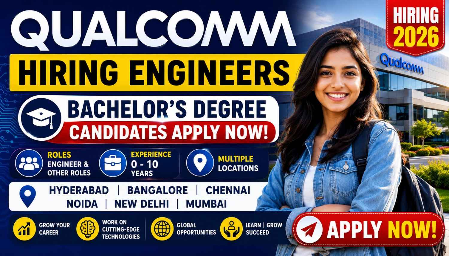 Qualcomm Hiring Engineers 2026