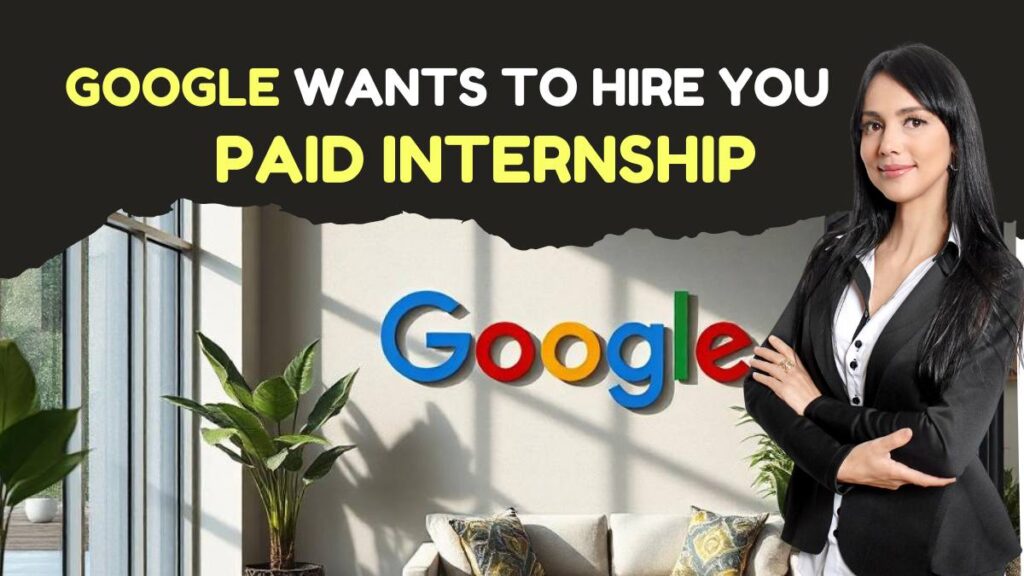 Google Paid Internship For Project Management Apprenticeship