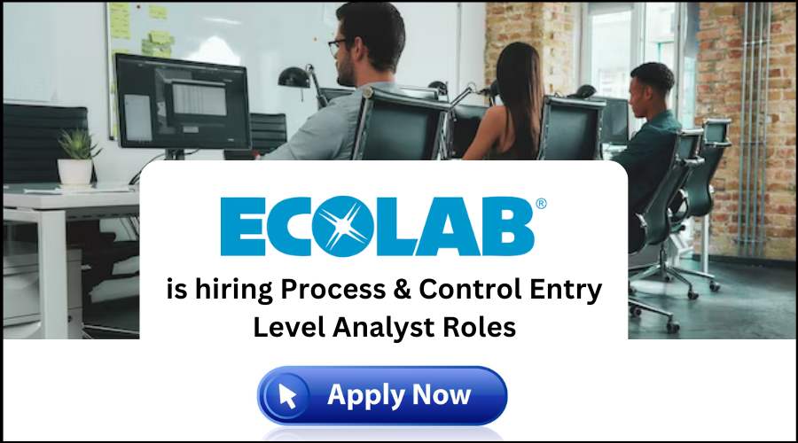 Ecolab Recruitment 2024