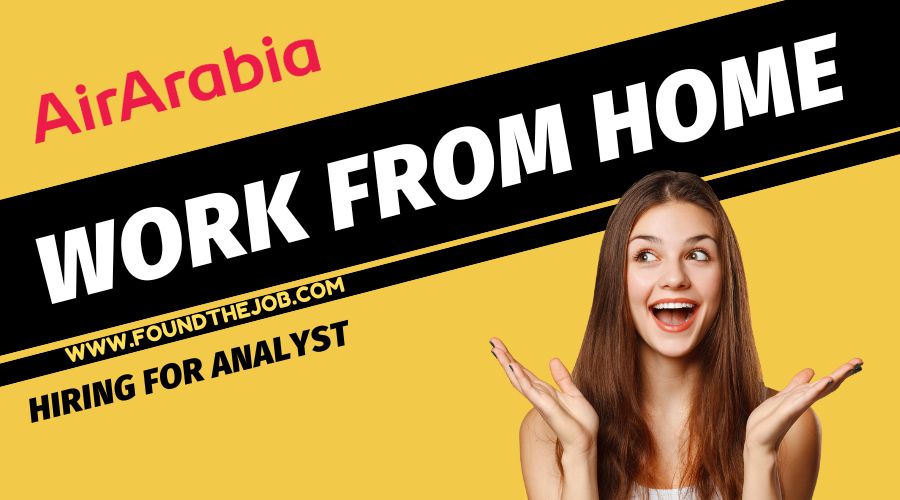 Air Arabia work from home
