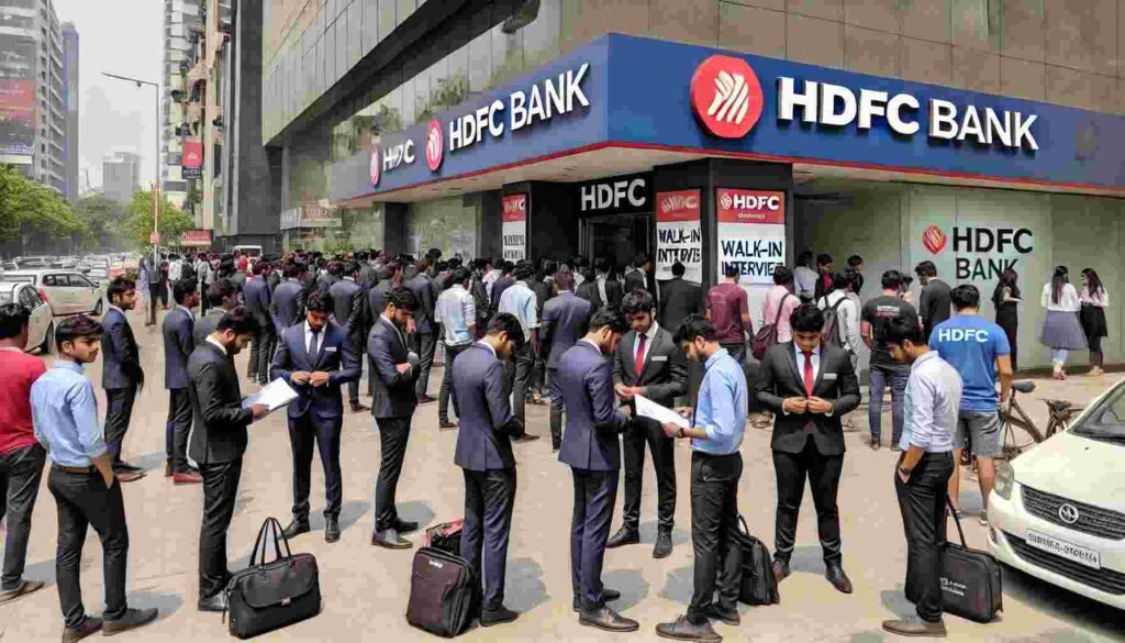 HDFC Bank Freshers & Experienced Walk-in