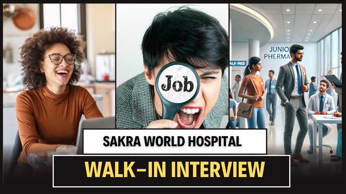Sakra World Hospital job for freshers