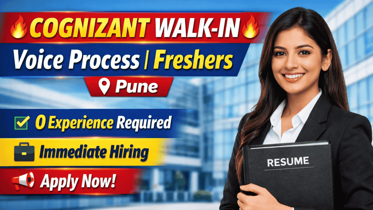 Cognizant Walk-in Interview in Pune