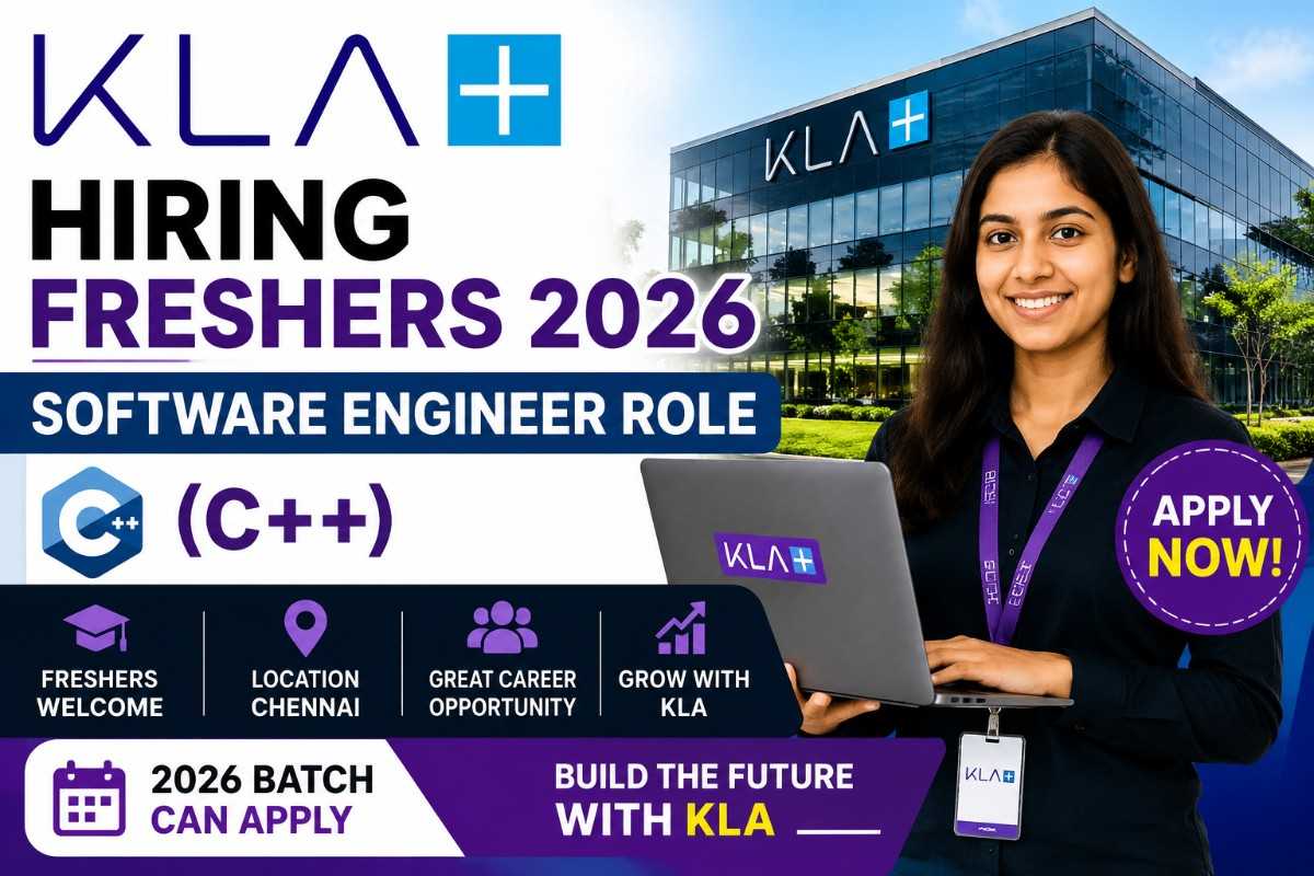 KLA Hiring Freshers 2026