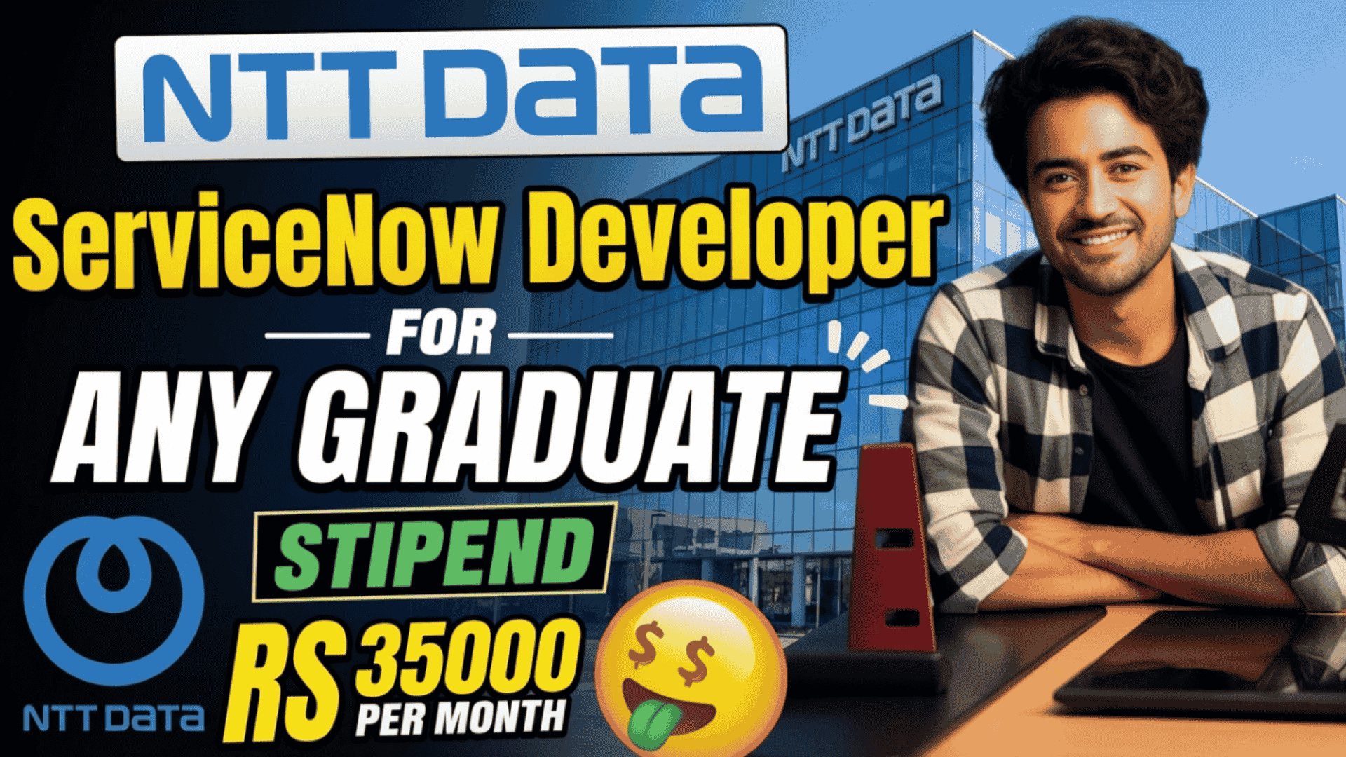 NTT DATA Hiring ServiceNow Developer