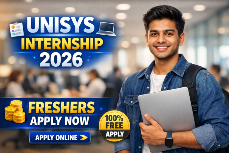 Unisys Internship Program 2026 for Freshers in India | Apply Online
