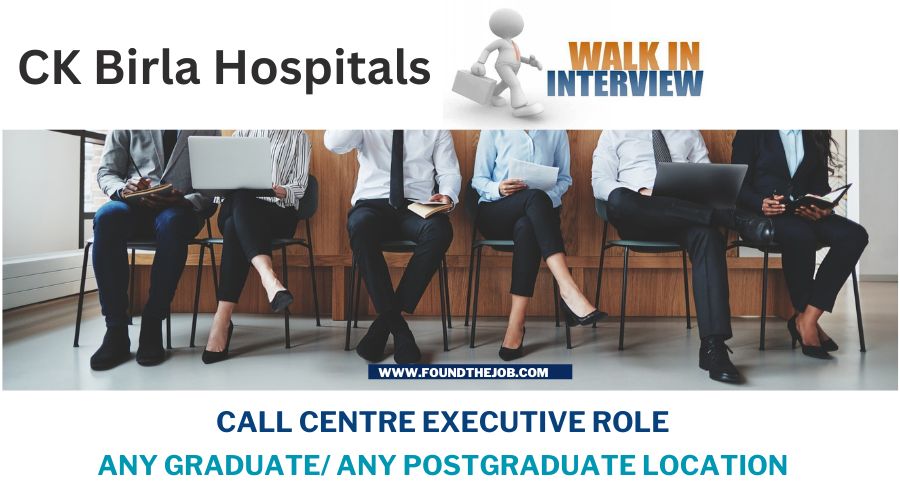 CK Birla Hospitals Recruitment