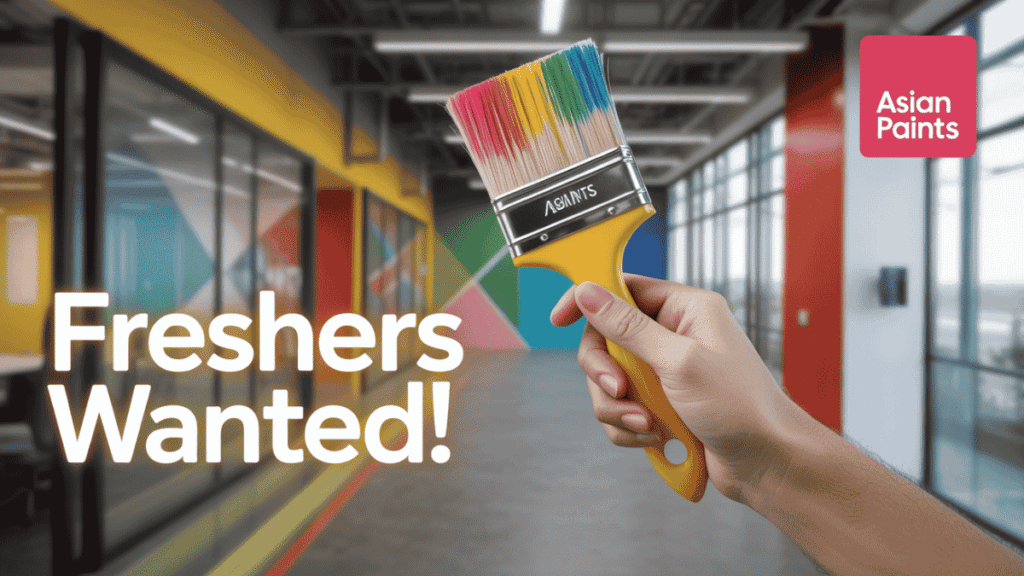 Asian Paints Jobs for Freshers walk-in in Mumbai