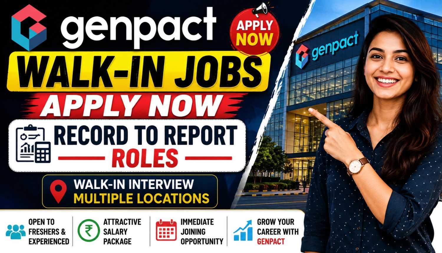Genpact Walk-In Jobs