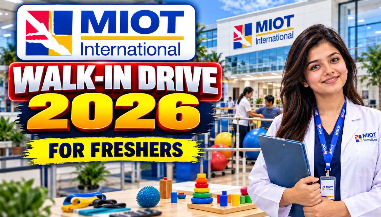 MIOT International Walk-In Drive 2026