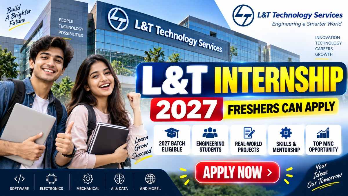L&T Technology Services Internship 2027 for Freshers Apply Online Now