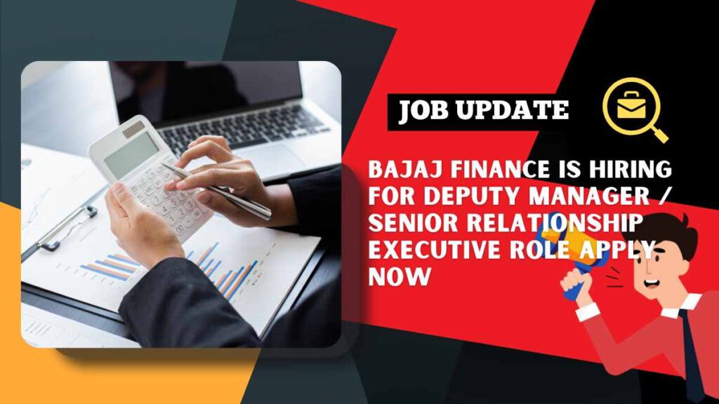 Bajaj Finance Is Hiring for Multiple Roles