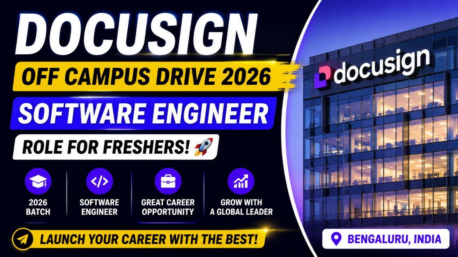 Docusign Off Campus Drive 2026