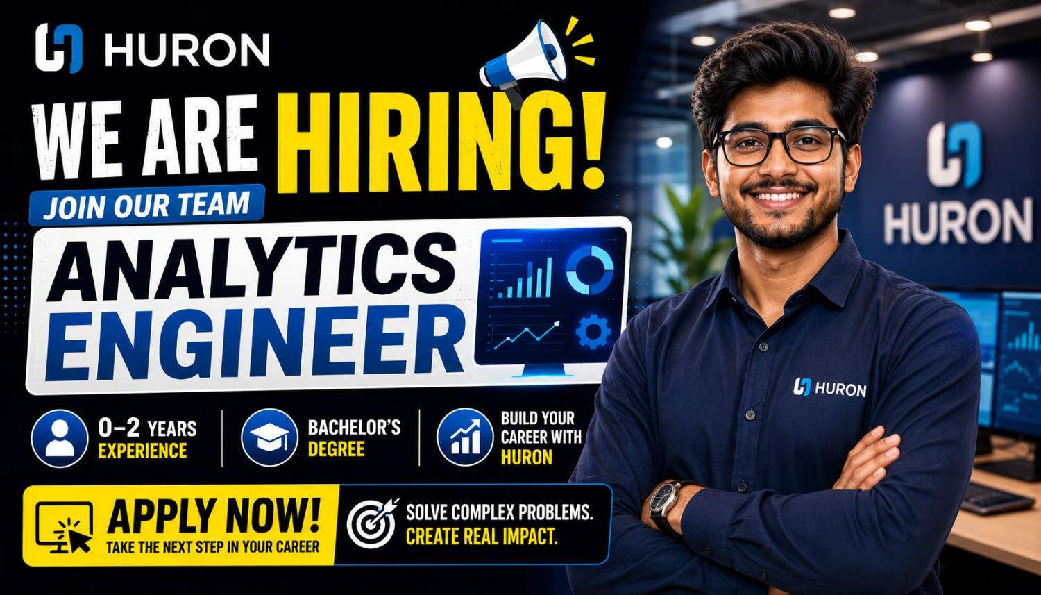 Huron Hiring for Analytics Engineer Role