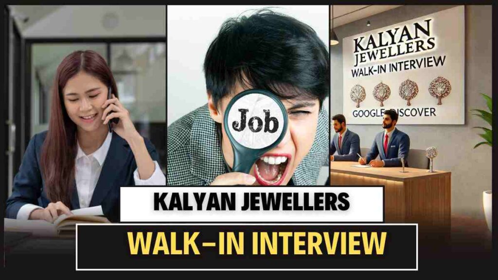 Kalyan Jewellers Job
