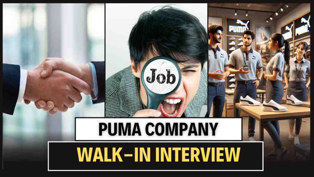 Puma Jobs for Freshers