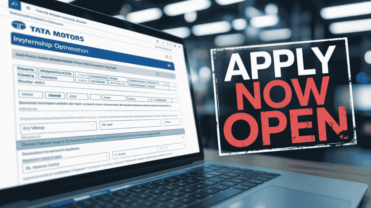 Tata Motors internship for freshers application form apply now
