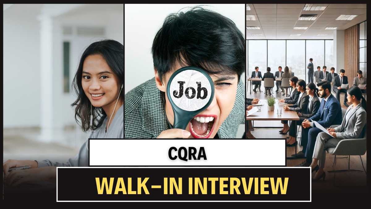 CQRA Walk-In Interview