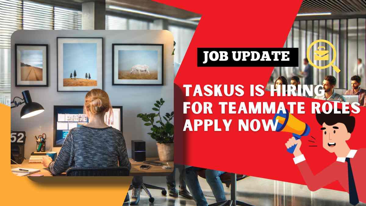TaskUs work from home Jobs