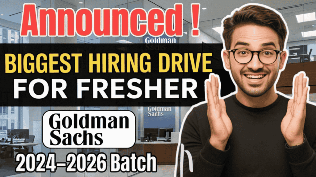Goldman Sachs Is Hiring for Multiple Roles Across India