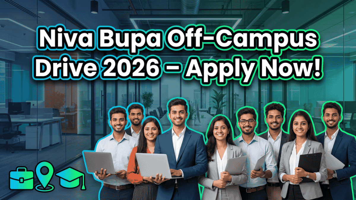 Niva Bupa Off-Campus Drive 2026
