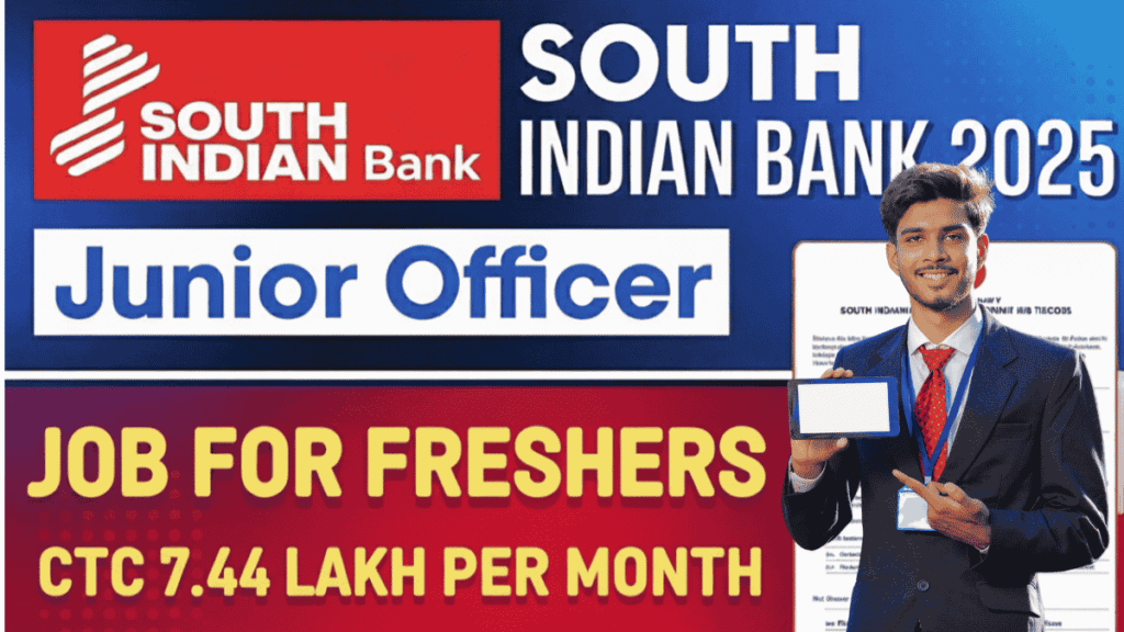 South Indian Bank Job for Freshers
